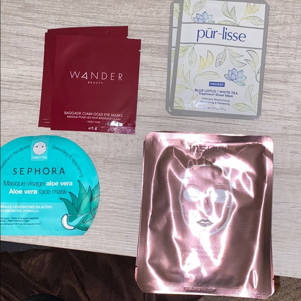 Variety of sheet masks